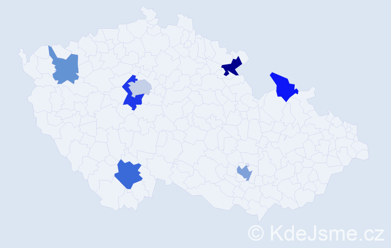 Jméno: 'Živana', počet výskytů 12 v celé ČR