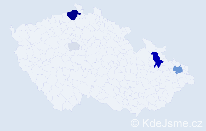 Jméno: 'Thi Suu', počet výskytů 6 v celé ČR