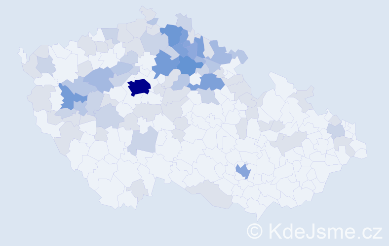 Jméno: 'Maruška', počet výskytů 212 v celé ČR