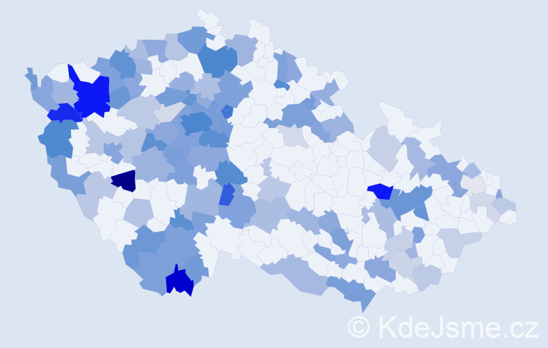 Jméno: 'Natalija', počet výskytů 252 v celé ČR