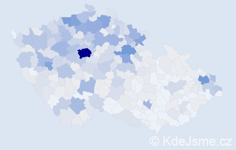 Jméno: 'Drahuše', počet výskytů 1123 v celé ČR