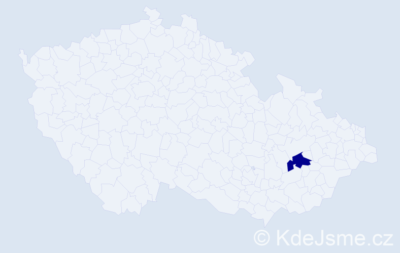 Jméno: 'Ljuboslav', počet výskytů 1 v celé ČR