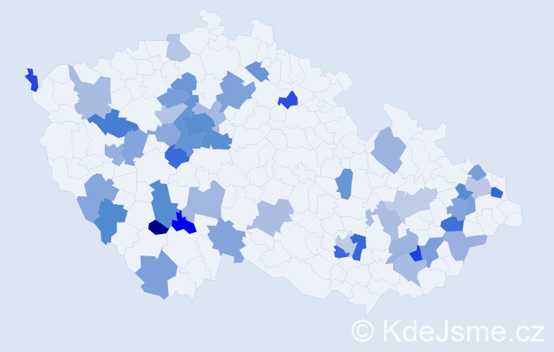 Jméno: 'Theo', počet výskytů 86 v celé ČR