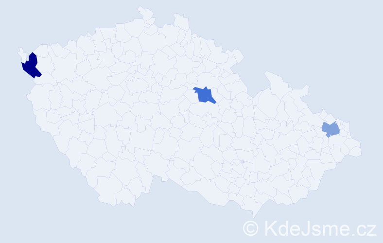 Jméno: 'Quoc Thinh', počet výskytů 3 v celé ČR