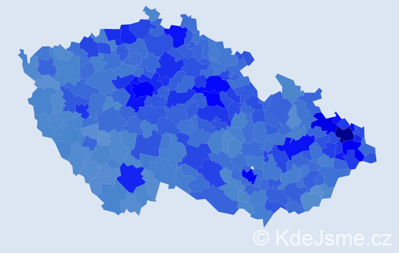 Jméno: 'Lukáš', počet výskytů 97133 v celé ČR