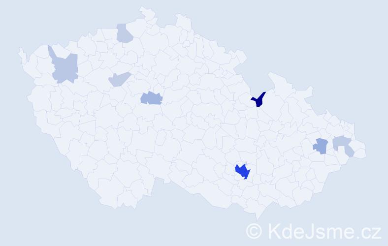 Jméno: 'Noa', počet výskytů 24 v celé ČR