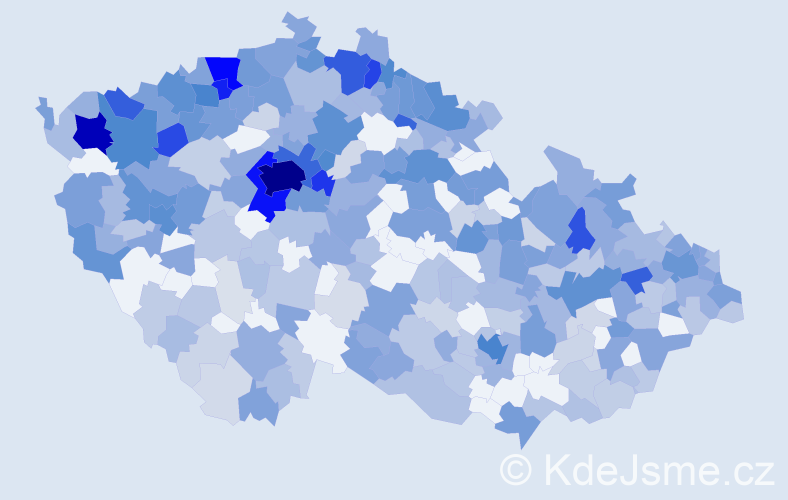 Jméno: 'Marianna', počet výskytů 1060 v celé ČR