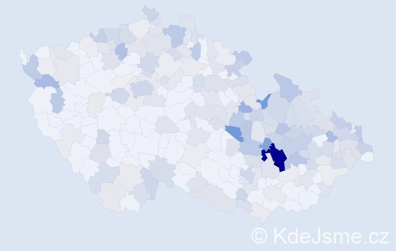 Jméno: 'Marketa', počet výskytů 480 v celé ČR