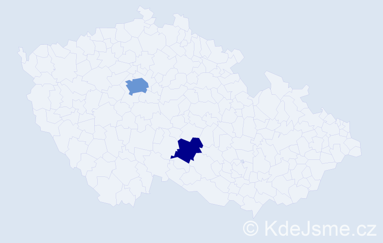 Jméno: 'Ayk', počet výskytů 4 v celé ČR