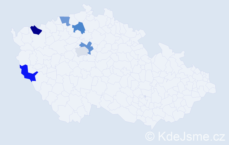 Jméno: 'Quoc Thanh', počet výskytů 6 v celé ČR