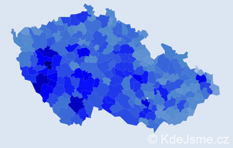Jméno: 'Zdeňka', počet výskytů 70151 v celé ČR