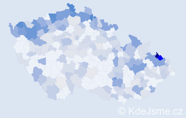 Jméno: 'Margit', počet výskytů 473 v celé ČR