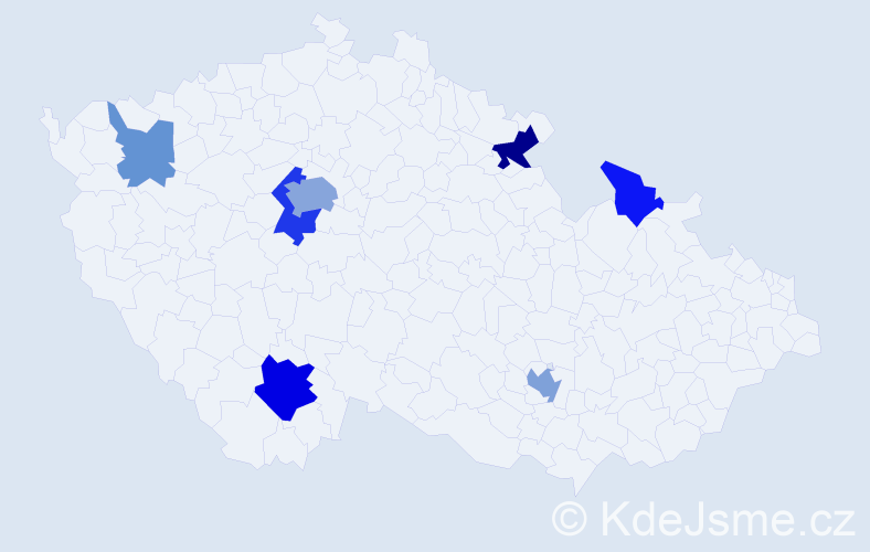 Jméno: 'Živana', počet výskytů 16 v celé ČR