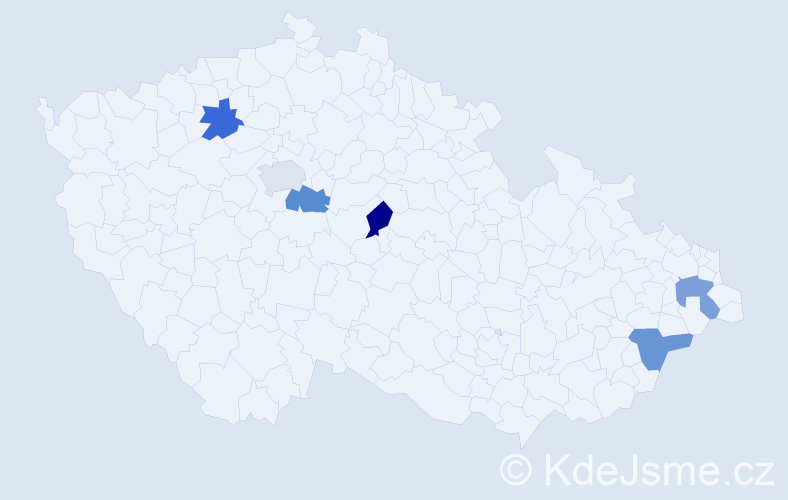 Jméno: 'Tobias Adam', počet výskytů 6 v celé ČR