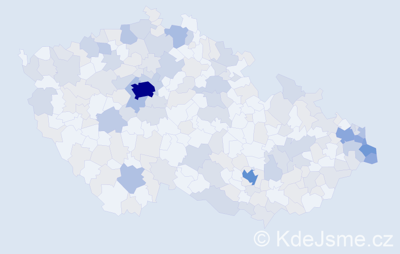 Jméno: 'Natalia', počet výskytů 466 v celé ČR
