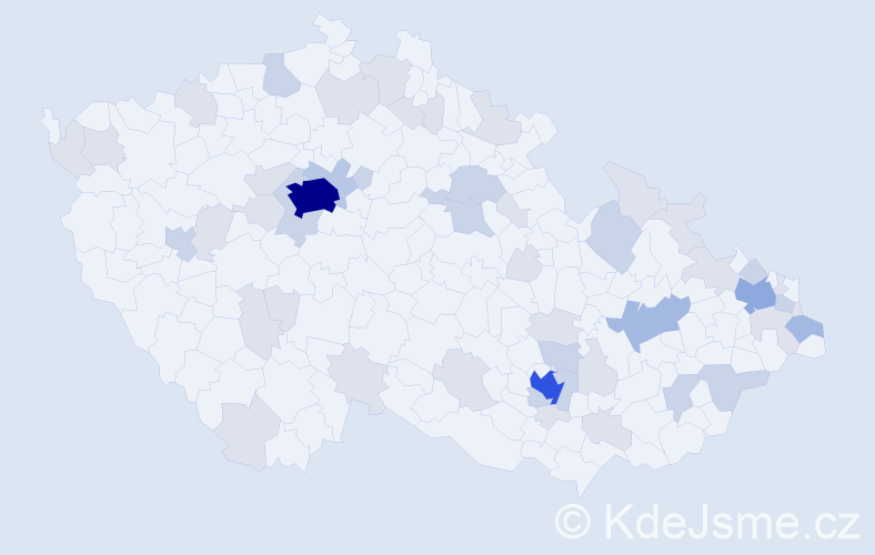 Jméno: 'Sonia', počet výskytů 112 v celé ČR