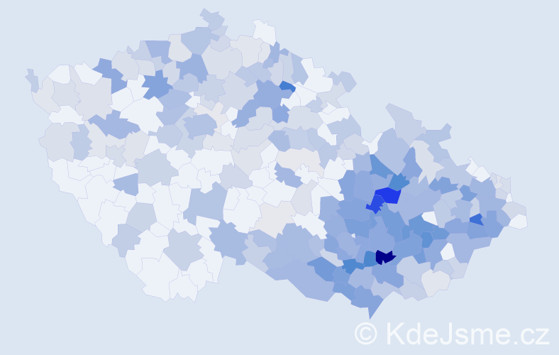 Jméno: 'Svatoslava', počet výskytů 566 v celé ČR