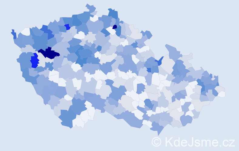 Jméno: 'Bartoloměj', počet výskytů 749 v celé ČR