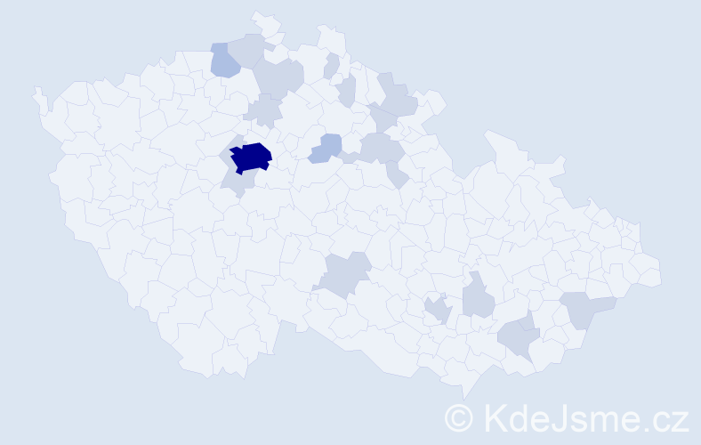 Jméno: 'Marijana', počet výskytů 35 v celé ČR
