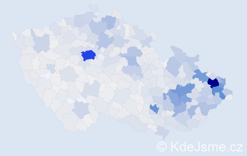 Jméno: 'Břetislav', počet výskytů 5831 v celé ČR