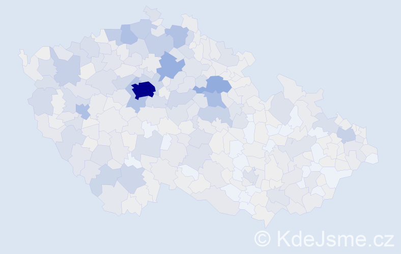 Jméno: 'Vendulka', počet výskytů 1452 v celé ČR