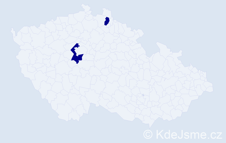 Jméno: 'Jiri George', počet výskytů 2 v celé ČR
