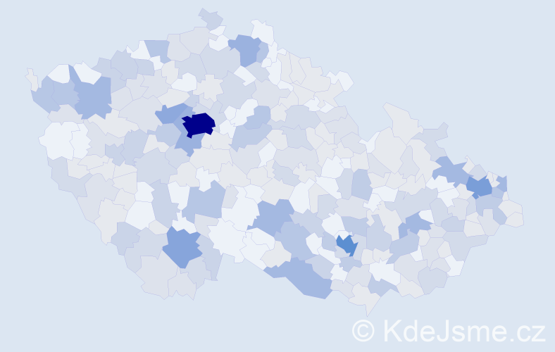 Jméno: 'Albína', počet výskytů 515 v celé ČR