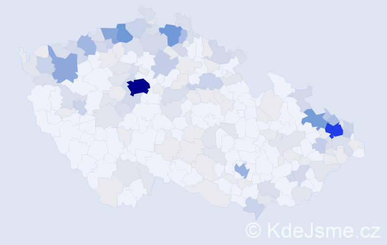 Jméno: 'Liana', počet výskytů 457 v celé ČR