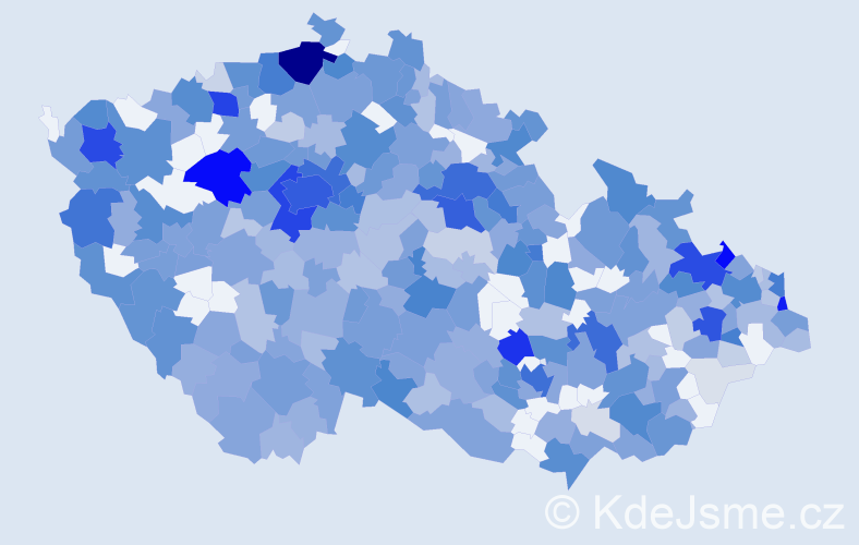Jméno: 'Nelly', počet výskytů 928 v celé ČR