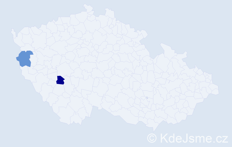 Jméno: 'Hoang Quy', počet výskytů 2 v celé ČR