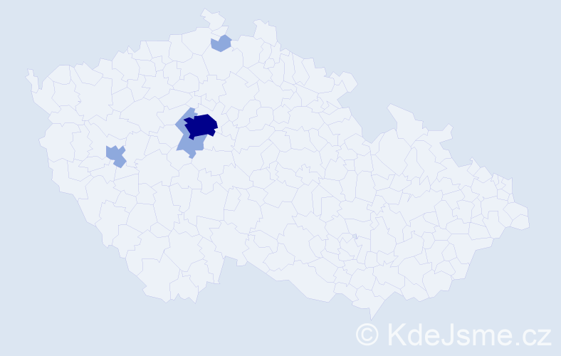 Jméno: 'Rie', počet výskytů 11 v celé ČR