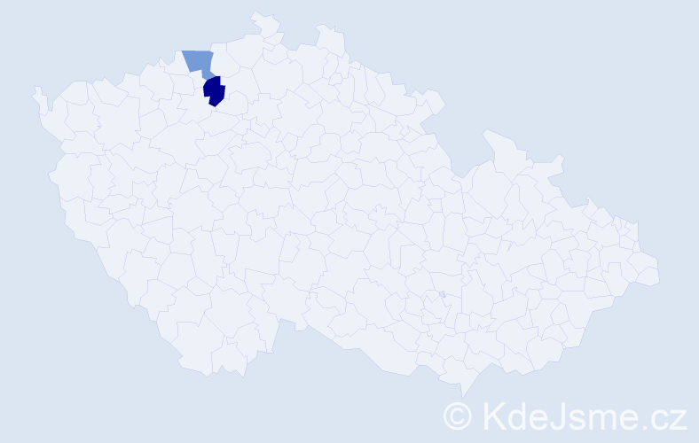 Jméno: 'Duc Thi', počet výskytů 2 v celé ČR