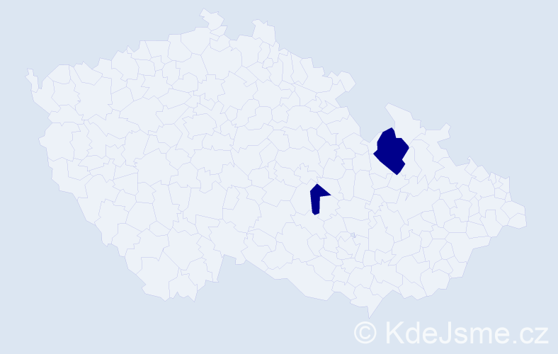 Jméno: 'Dinh Danh', počet výskytů 2 v celé ČR