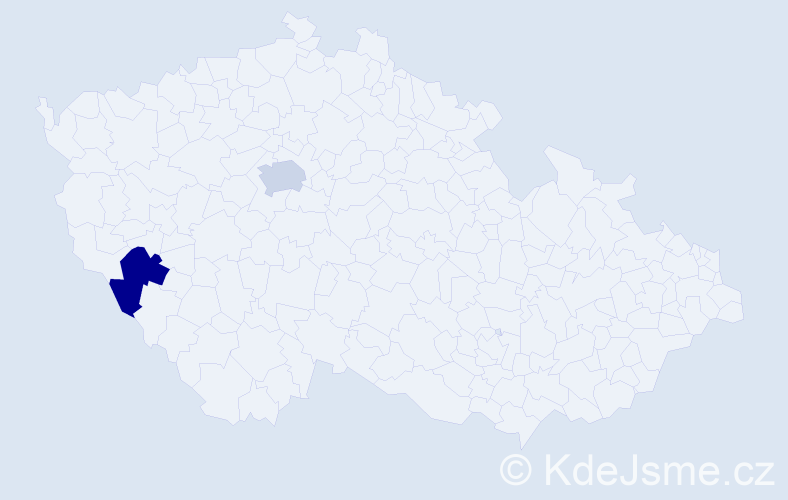 Jméno: 'Matej Jan', počet výskytů 2 v celé ČR