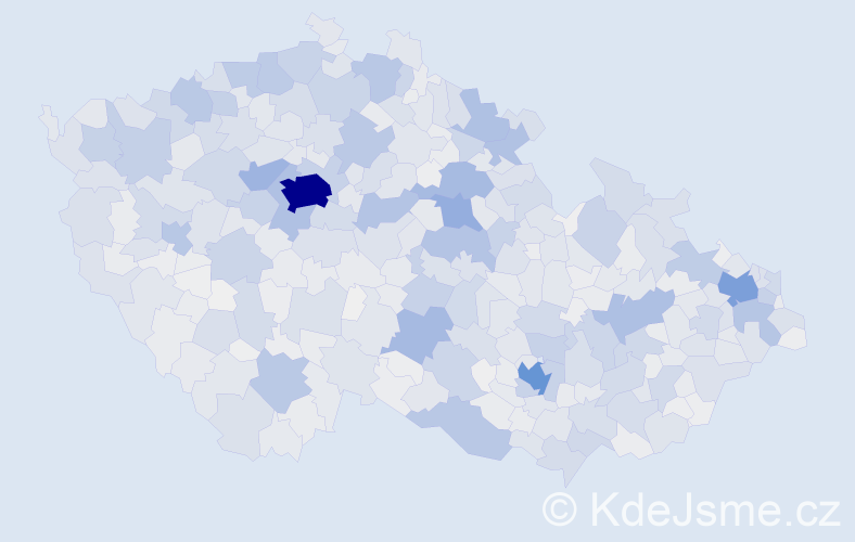 Jméno: 'Lada', počet výskytů 5874 v celé ČR
