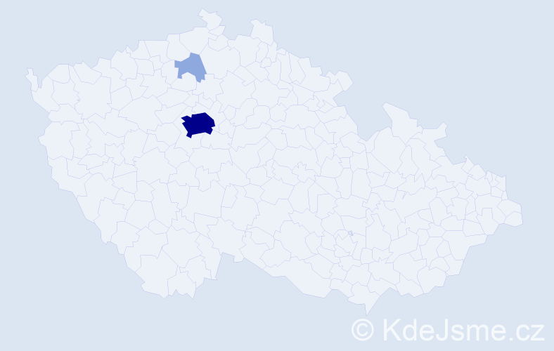 Jméno: 'Yuwei', počet výskytů 7 v celé ČR