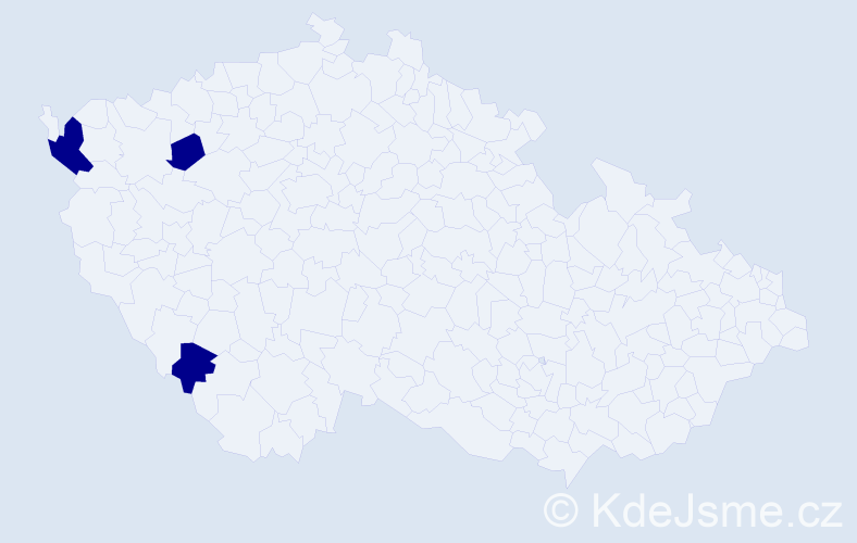 Jméno: 'Quang Duy', počet výskytů 3 v celé ČR