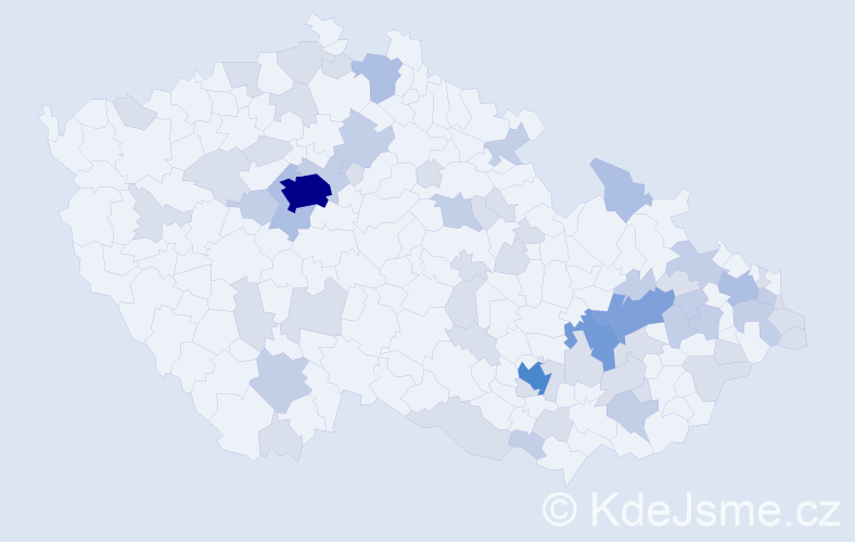 Jméno: 'Matias', počet výskytů 122 v celé ČR