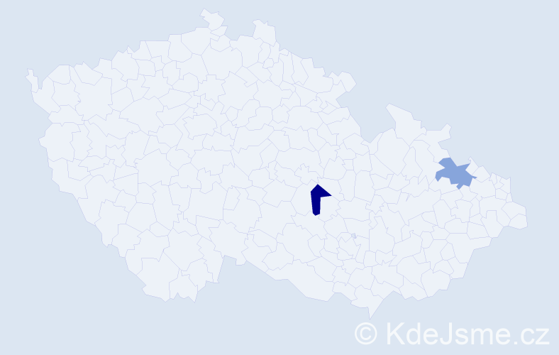 Jméno: 'Sebastian Alexandr', počet výskytů 2 v celé ČR