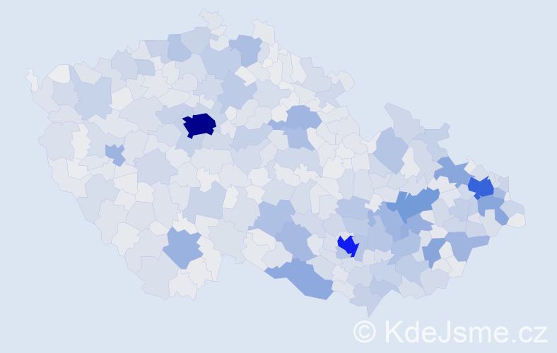 Jméno: 'Drahomíra', počet výskytů 14300 v celé ČR