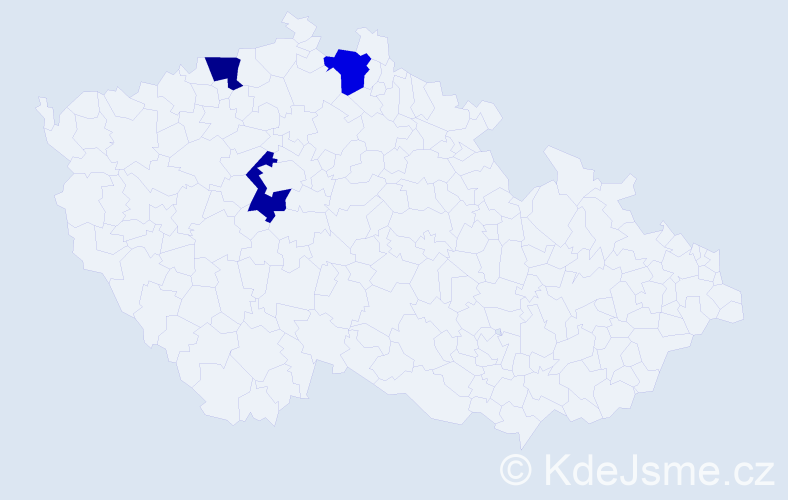 Jméno: 'Filip William', počet výskytů 3 v celé ČR