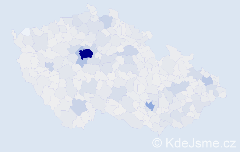 Jméno: 'Kryštof', počet výskytů 6603 v celé ČR