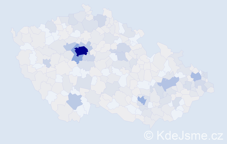 Jméno: 'Amélie', počet výskytů 816 v celé ČR