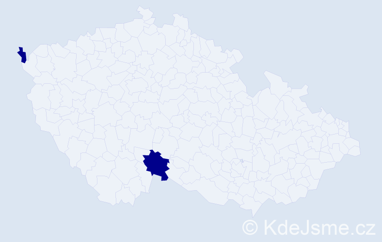 Jméno: 'Phuong Oanh', počet výskytů 2 v celé ČR