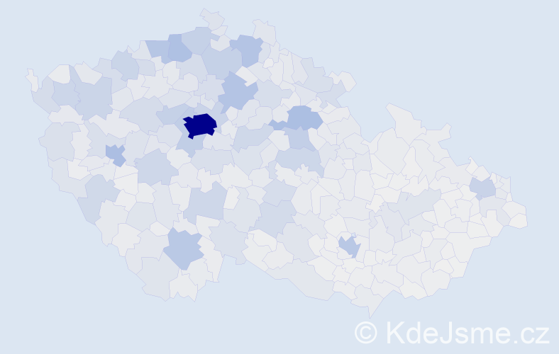 Jméno: 'Květa', počet výskytů 8408 v celé ČR