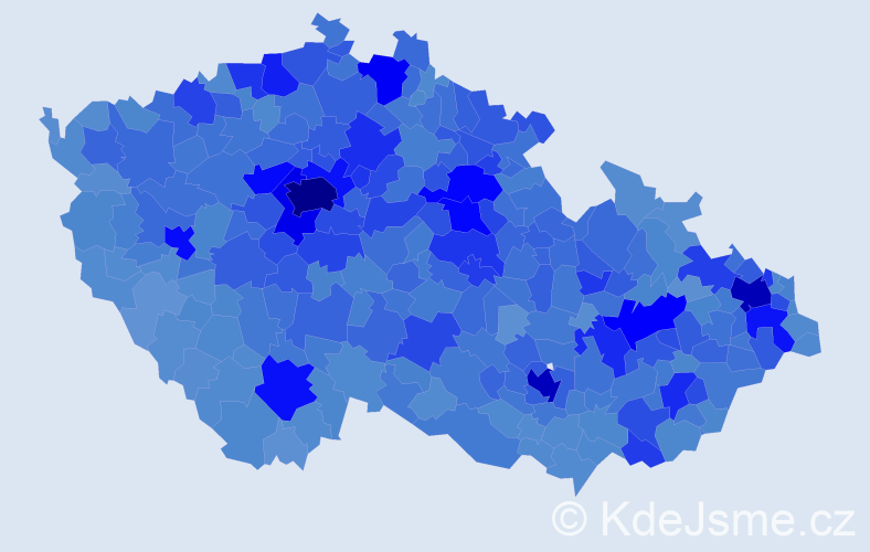 Jméno: 'Martin', počet výskytů 184533 v celé ČR