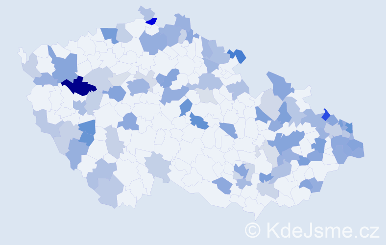 Jméno: 'Edmund', počet výskytů 181 v celé ČR