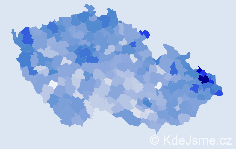 Jméno: 'Kristián', počet výskytů 3355 v celé ČR