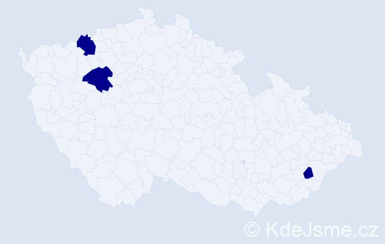Jméno: 'Miroslav Adam', počet výskytů 3 v celé ČR