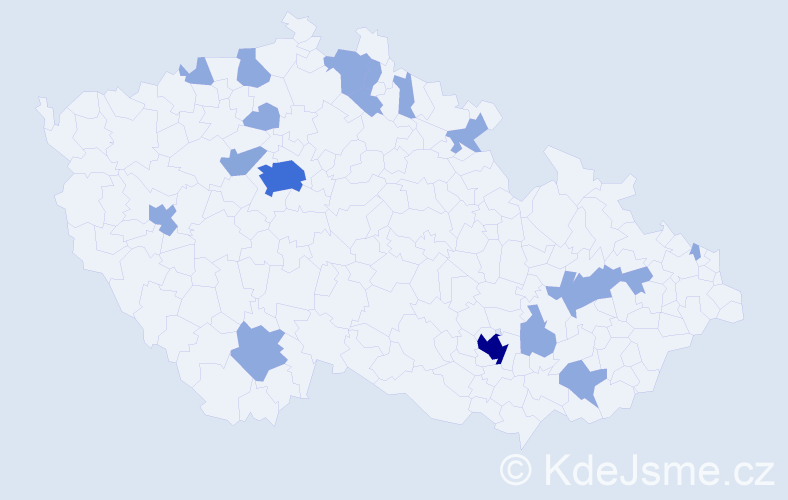 Jméno: 'Jorge', počet výskytů 31 v celé ČR